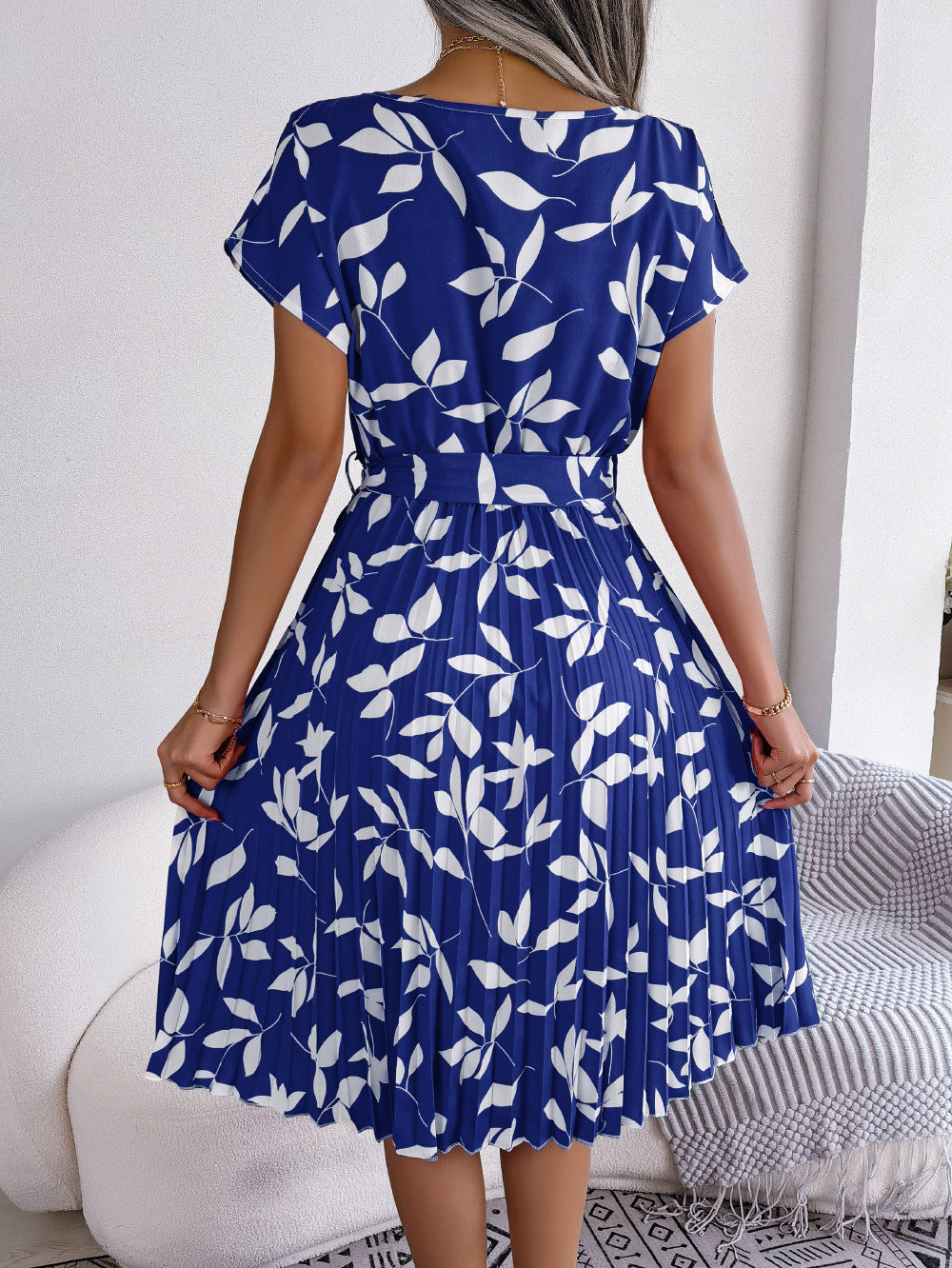 Lucia - Pleated Midi Dress