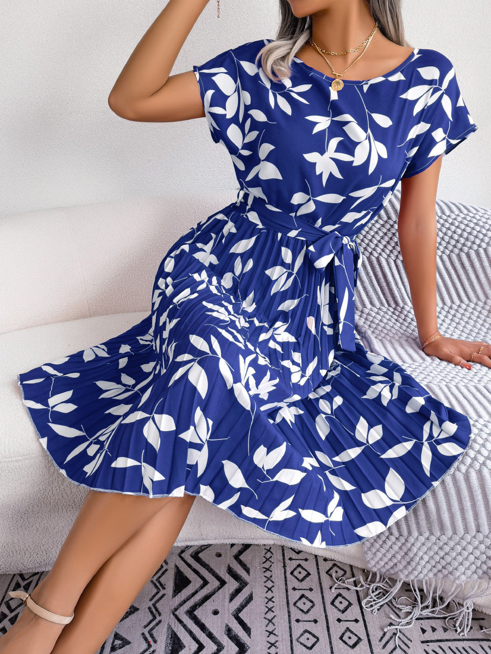 Lucia - Pleated Midi Dress