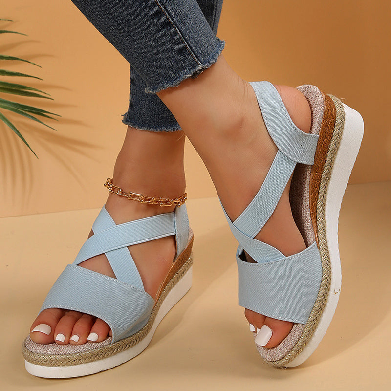 Elowen - Wedge Sandals