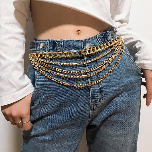 Marcella - Layered Waist Chain