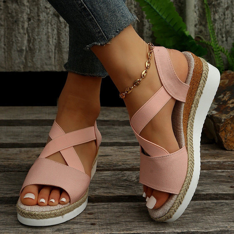 Elowen - Wedge Sandals