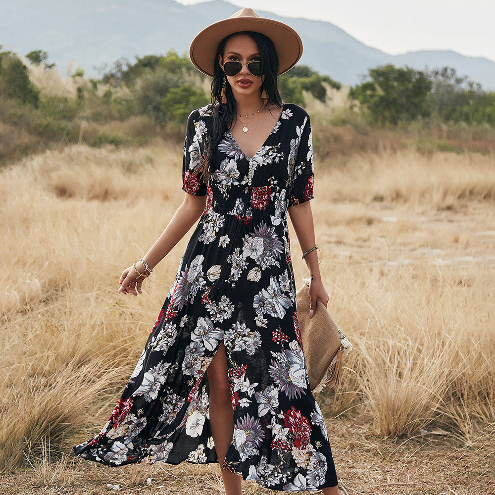Isidora - Boho Maxi Dress