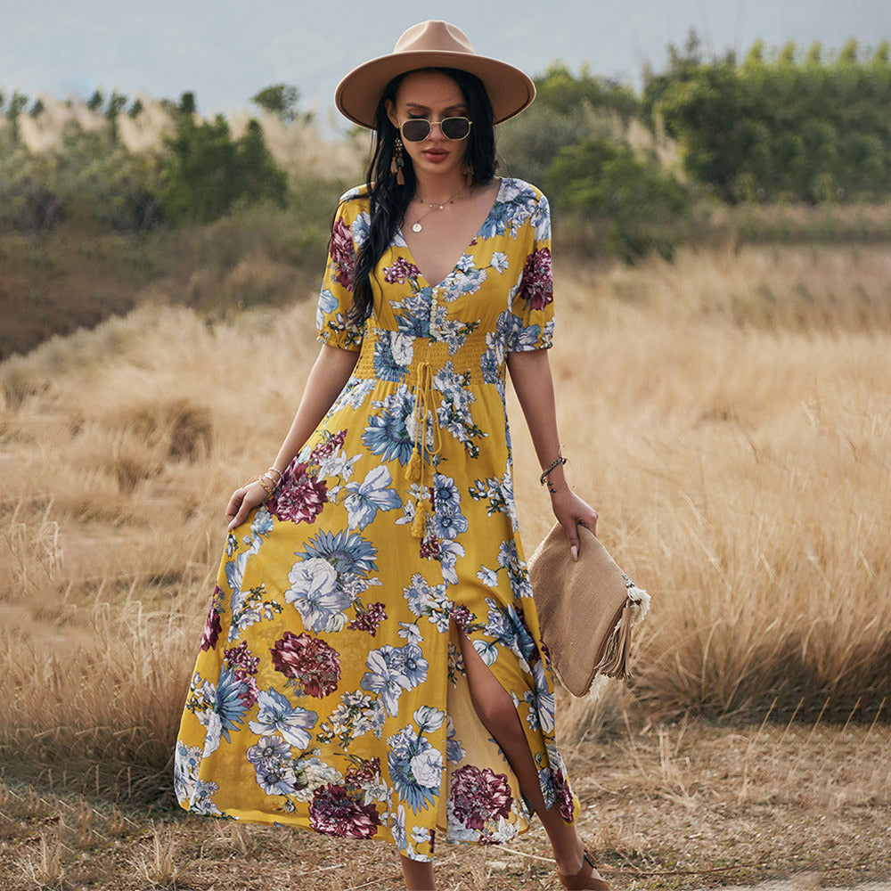 Isidora - Boho Maxi Dress