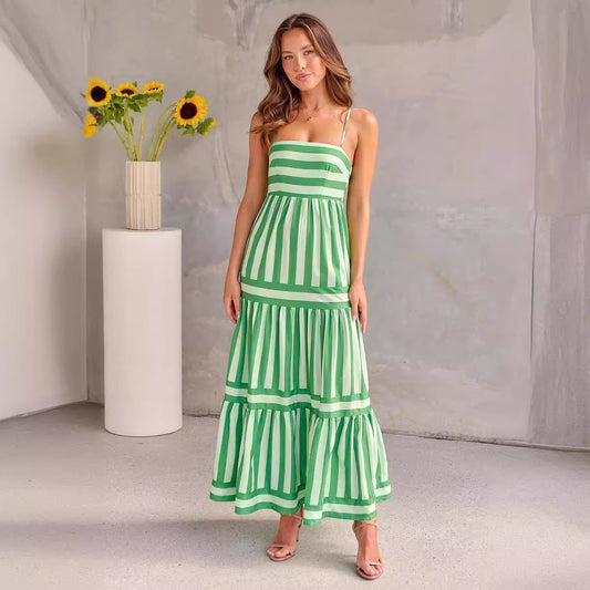 Marigold - Striped Maxi Dress