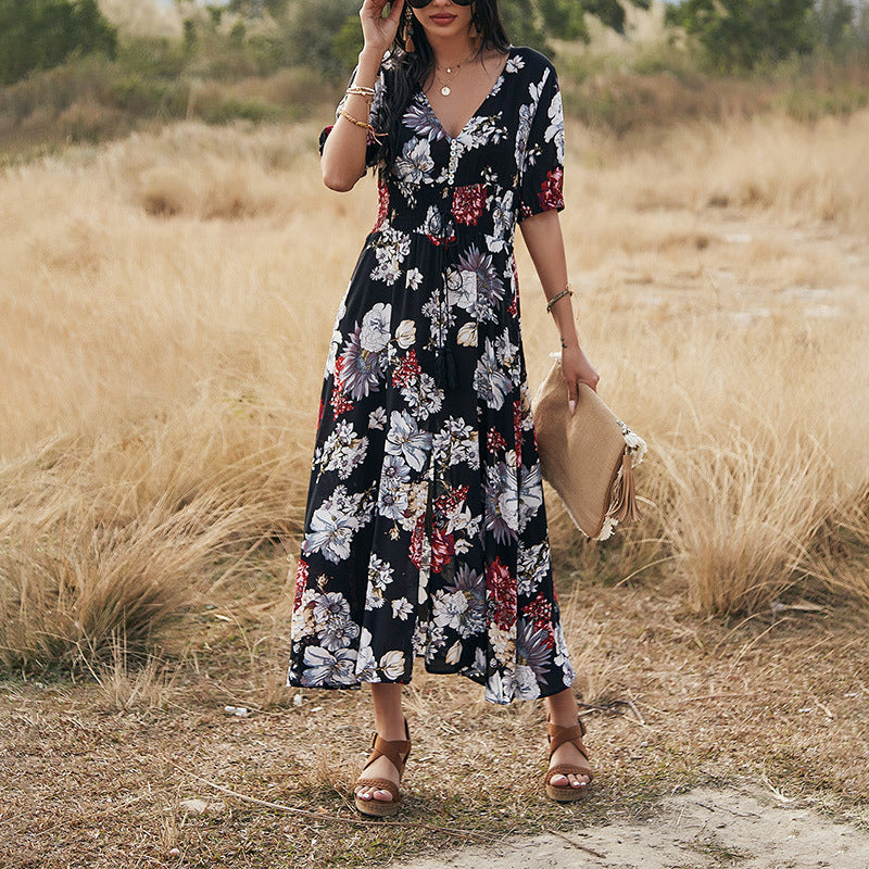 Isidora - Boho Maxi Dress